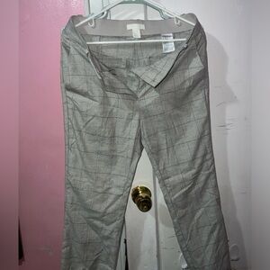 Short Professional Pants - Gray Plaid
